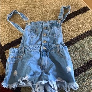 XS shortalls from Forever 21